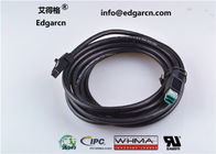 Color electrónico del negro del cable de la alimentación por USB de la haz de cables del Pvc para Verifone