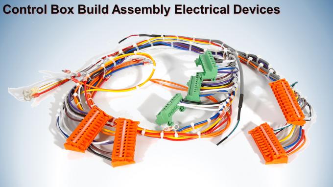 Dispositivos eléctricos de la asamblea de la estructura de la caja de control