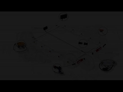 Conector sobremoldado de clic rápido para luces de separación de marcador único con especificación de cable optimizada