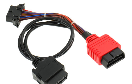 El varón resistente J1939 al cable femenino del OBD de la extensión para la entrada del vehículo instala