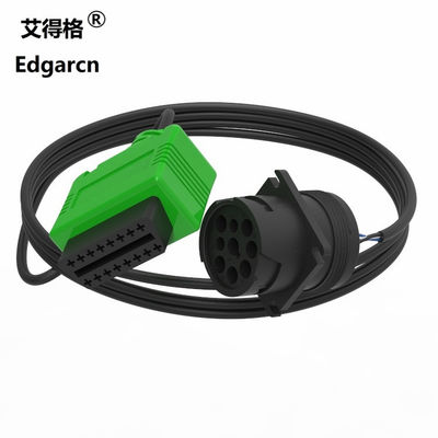 Haz de cables de encargo azul/del verde para los camiones, Ip68 9 cable del Pin Deutsch