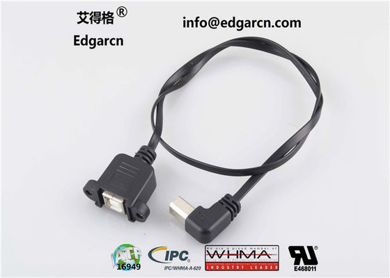 Cable de comunicación de datos personalizado Impresión / Adaptador Cable Usb B tipo A Usb B Type