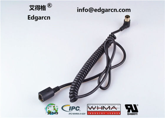 Cable de cable enrollado de 1000 mm de longitud, arnés de cableado del coche de moldeo por inyección