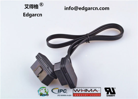 J1962 Obd2 Conector Cable Obd Ii Cable de diagnóstico 16 Pin Macho a hembra