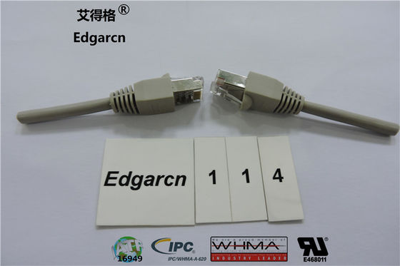 Enchufe material del cable Rj45 del Pvc Cat5e Utp con longitud / color modificados para requisitos particulares
