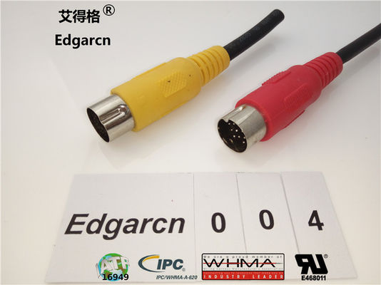 Cable de transmisión Din Data Transfer, ensamblaje de cables industrial personalizado Rj45 Cat5 macho