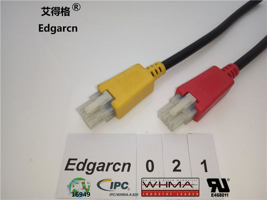 Pvc Material Molex Micro Fit, Tamaño personalizado sobremoldeado Molex Mini Fit Jr