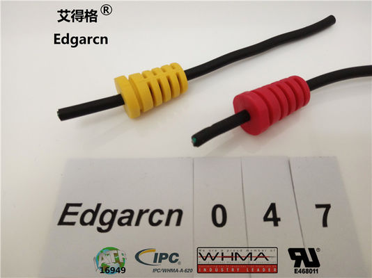 Edgarcn Overmolding Cable Streiv Relieve Material Pvc OEM con varios colores