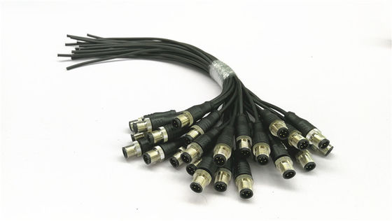 Sobre - la longitud de cable moldeada del sensor de la asamblea de cable del conector circular M12 100/200m m