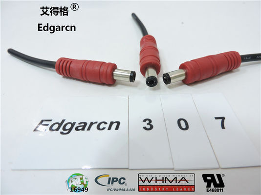 Color negro industrial automotriz del arnés de cable de encargo de alto voltaje 300v