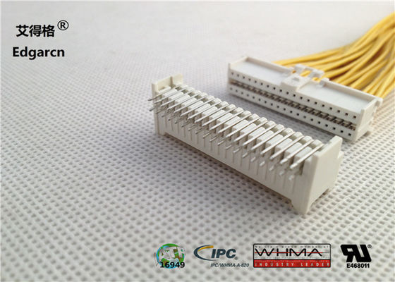 Receptáculo de carcasa de 2 mm, conector de doble fila, color blanco con 38 pines