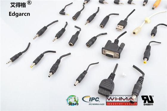 Montajes de cables personalizados industriales Cable de alimentación de cc Cable de cigarrillo Ce Rohs enumerados