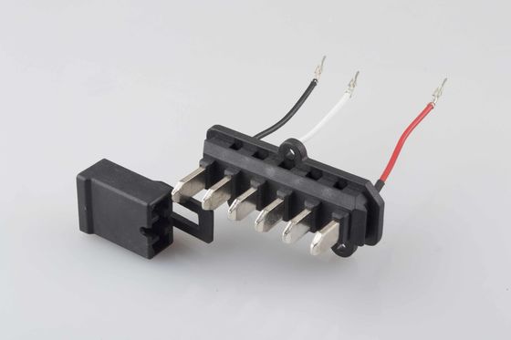 203 - enchufe plástico de la inyección de la batería de las piezas de la inyección de 301m m a 3 estafas del micrófono del Pin Molex