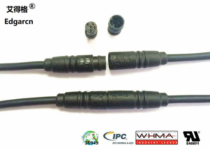 E - Conjunto de cables de conector circular de control de bicicleta, ensamblajes de cables moldeados a medida M6