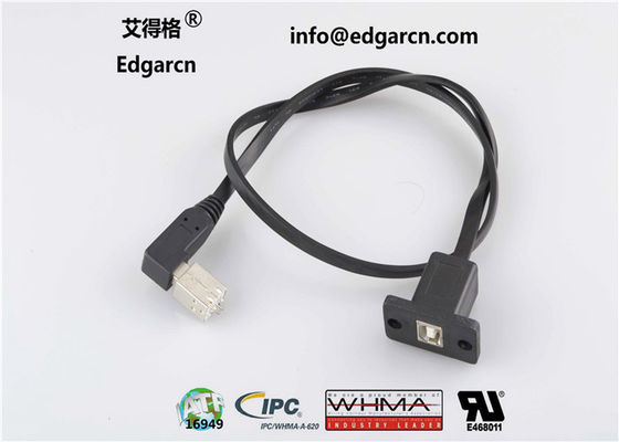 Cable de comunicación de datos personalizado Impresión / Adaptador Cable Usb B tipo A Usb B Type